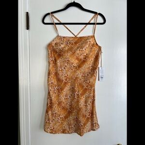 Billabong Sincerely Jules Snake Print Dress X-Small